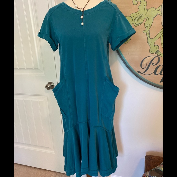 Aqua dress from Anthropologie brand Saturday Sunday - Picture 2 of 8